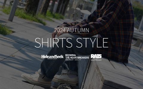 2024 AUTUMN SHIRT STYLE / スタイル特集アップ致しました