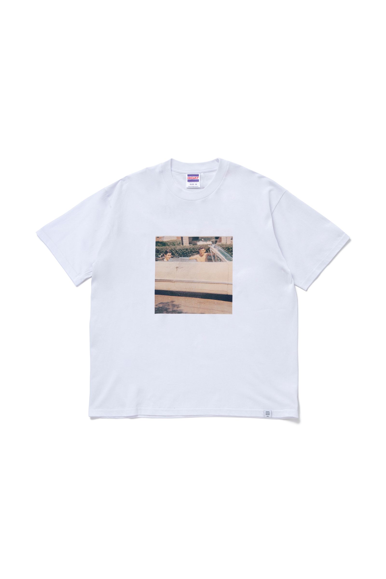 S/S LOVE ME LOGO TEE "BYERS" (WHITE) / カーティス・クリグ コラボ フォトTee