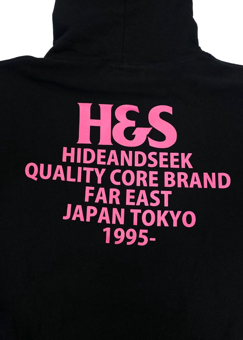 × ASIAN STAR SLOW&SEXY Hooded Sweat Shirt (BLACK/PINK) / エイジアンスター コラボ スウェット パーカー
