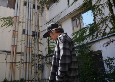 2024 AUTUMN SHIRT STYLE Vol2-MINEDENIM / C.R Flow Ombre Check Open Collar L/S SH