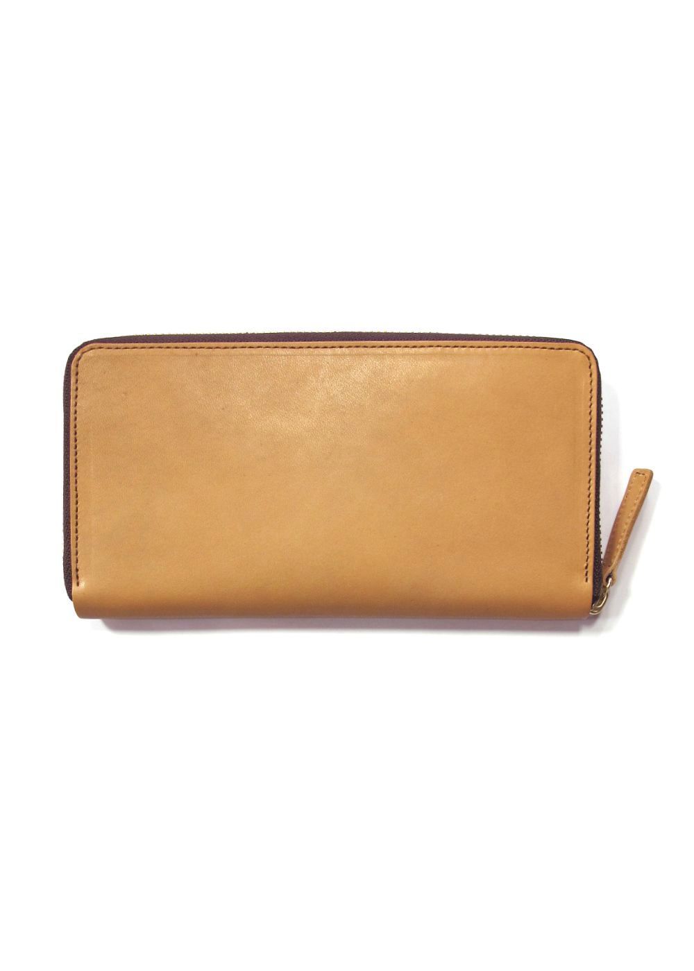 LEATHER WALLET (BROWN) / レザー ロングウォレット