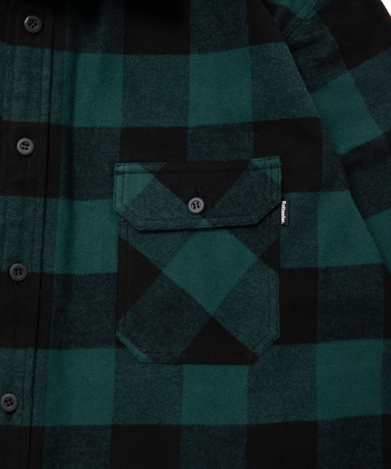R9 BUFFALO CHECK SHIRT (GREEN) / バッファローチェック シャツ