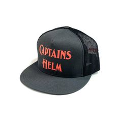 CLASSIC LOGO MESH CAP (CHARCOAL) / ロゴメッシュキャップ