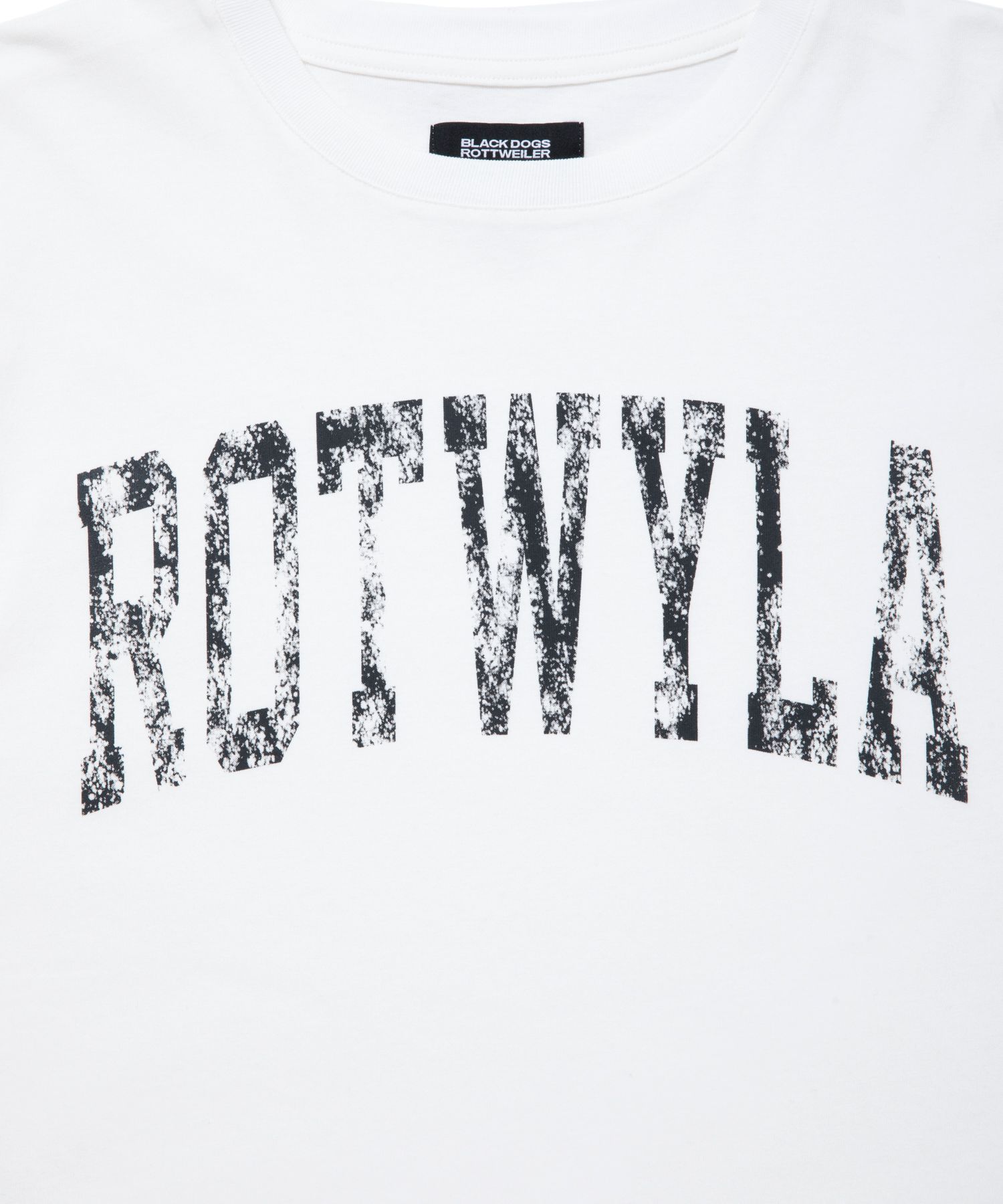 R9 ROTWYLA TEE (WHITE) / カレッジロゴ プリント オリジナル Tシャツ