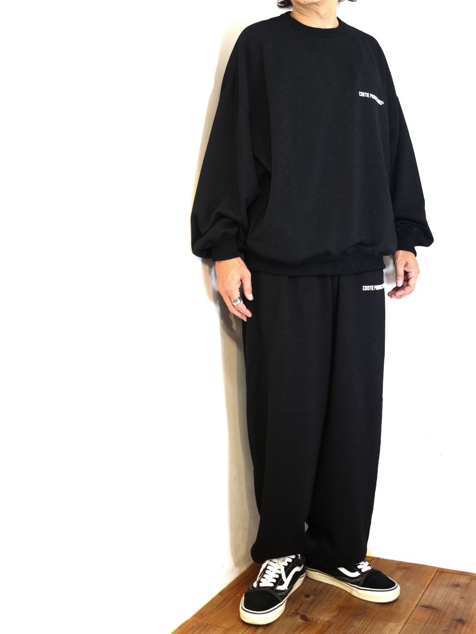 COOTIE PRODUCTIONS - Dry Tech Sweat Pants (BLACK) / ドライテック スウェットパンツ / セットアップ可能  | LOOPHOLE