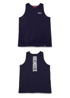 HAS Logo Tank Top (NAVY) / ロゴプリント タンクトップ