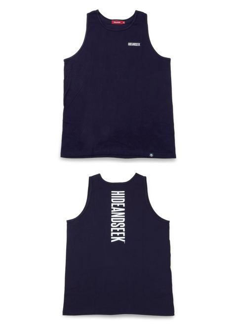 HAS Logo Tank Top (NAVY) / ロゴプリント タンクトップ