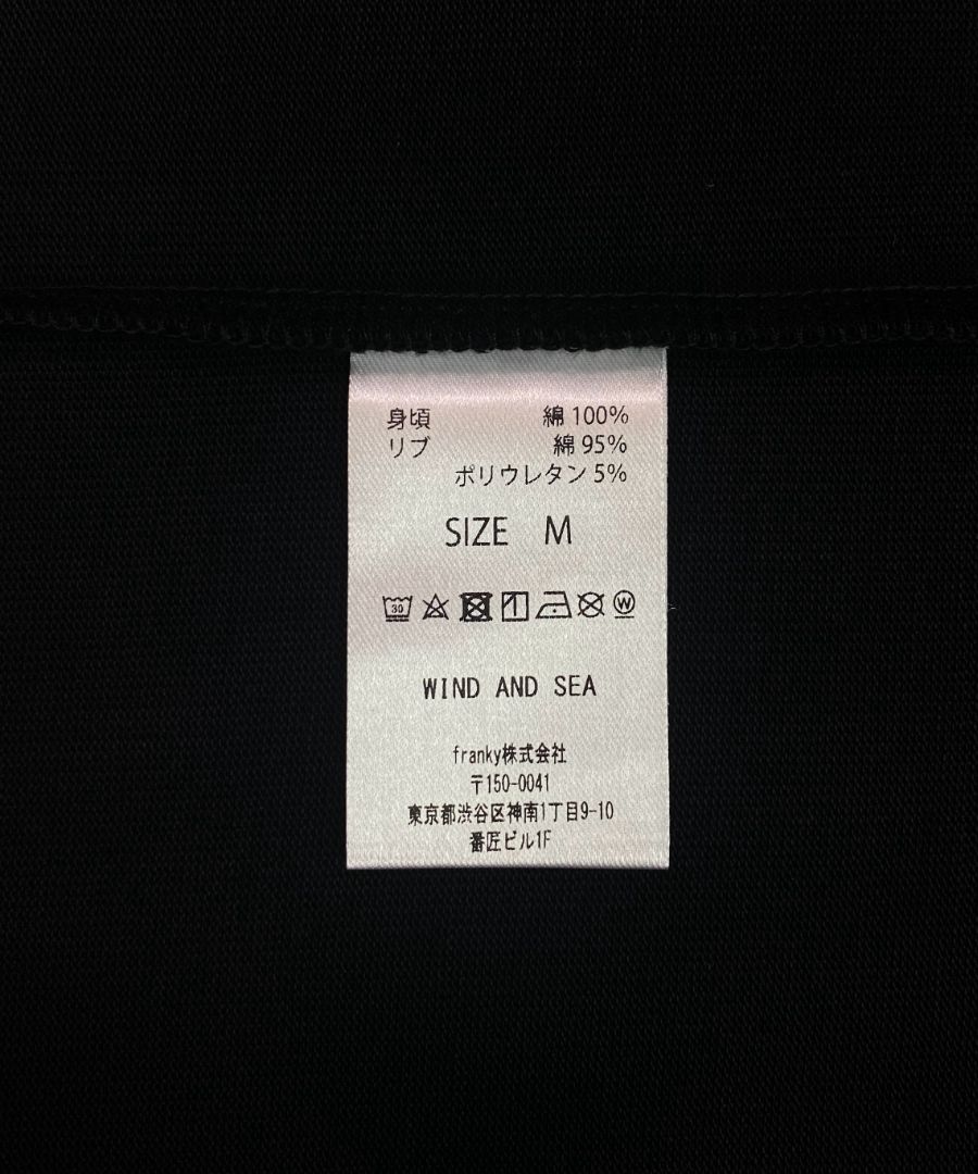 ×WDS Photo L/S Tee (BLACK) / ウィンダンシー コラボ Tシャツ