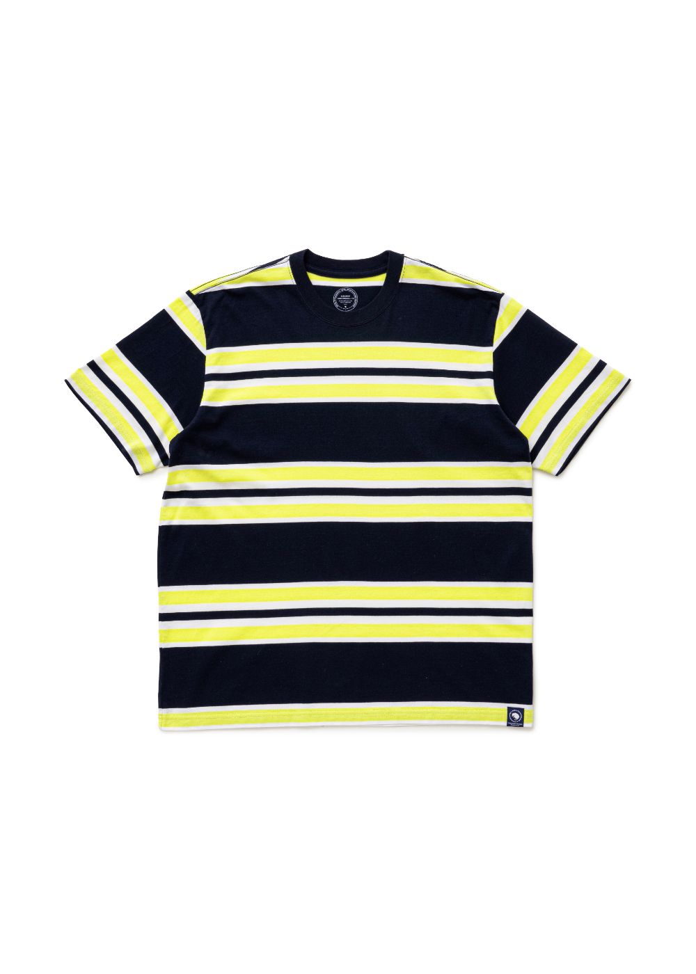 BORDER TEE (NAVY×YELLOW) / ボーダー Tシャツ
