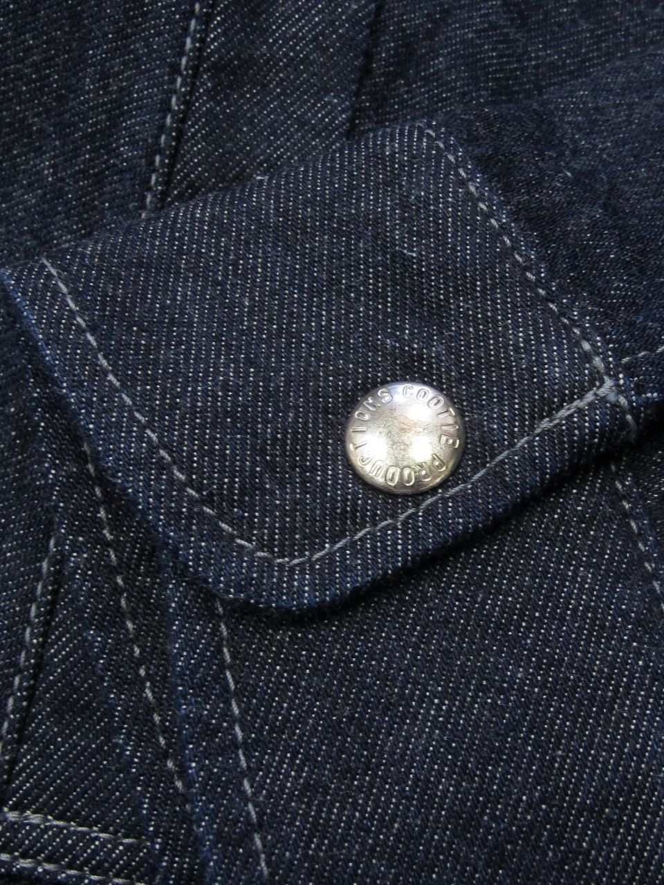 公式の公式のDENIM ZIP UP WORK JACKET クーティー アウター