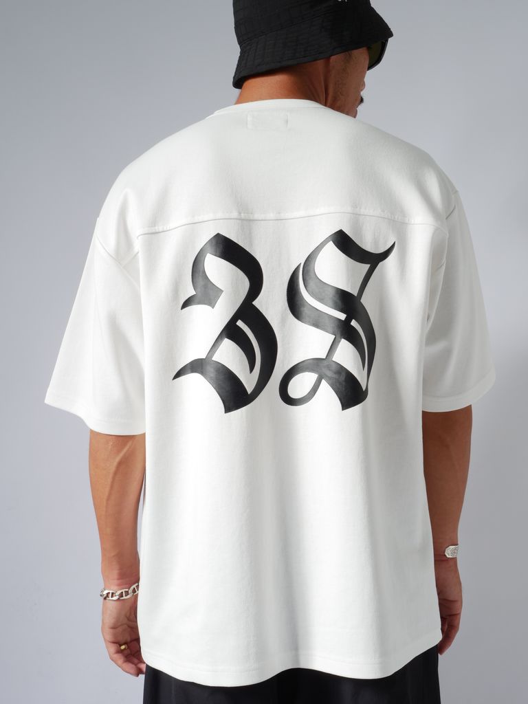 CAPTAINS HELM - FOOTBALL TEE (WHITE) / フットボール Tシャツ | LOOPHOLE