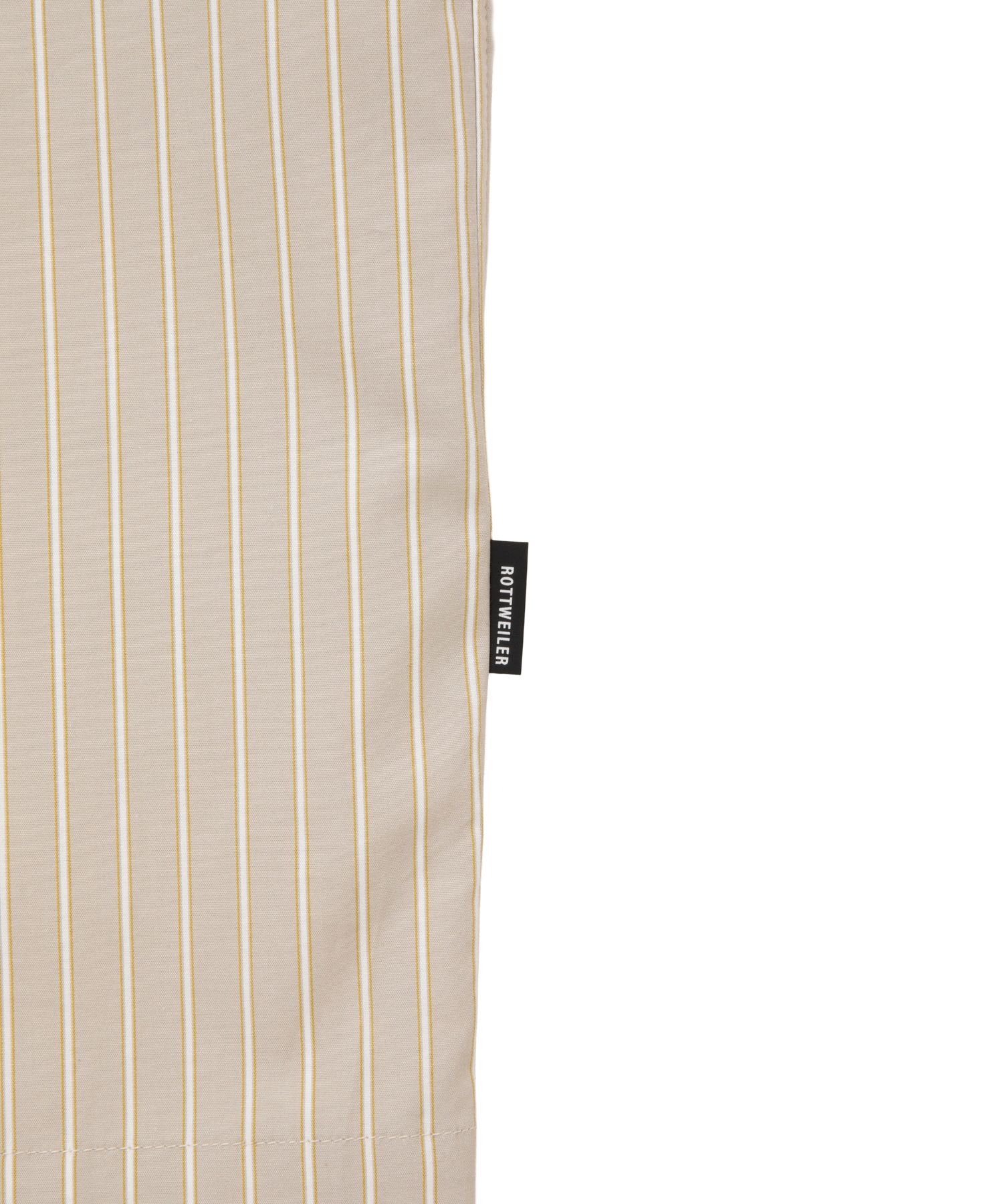 R9 STRIPE S/S SHIRTS (BEIGE) / オープンカラー ストライプ シャツ