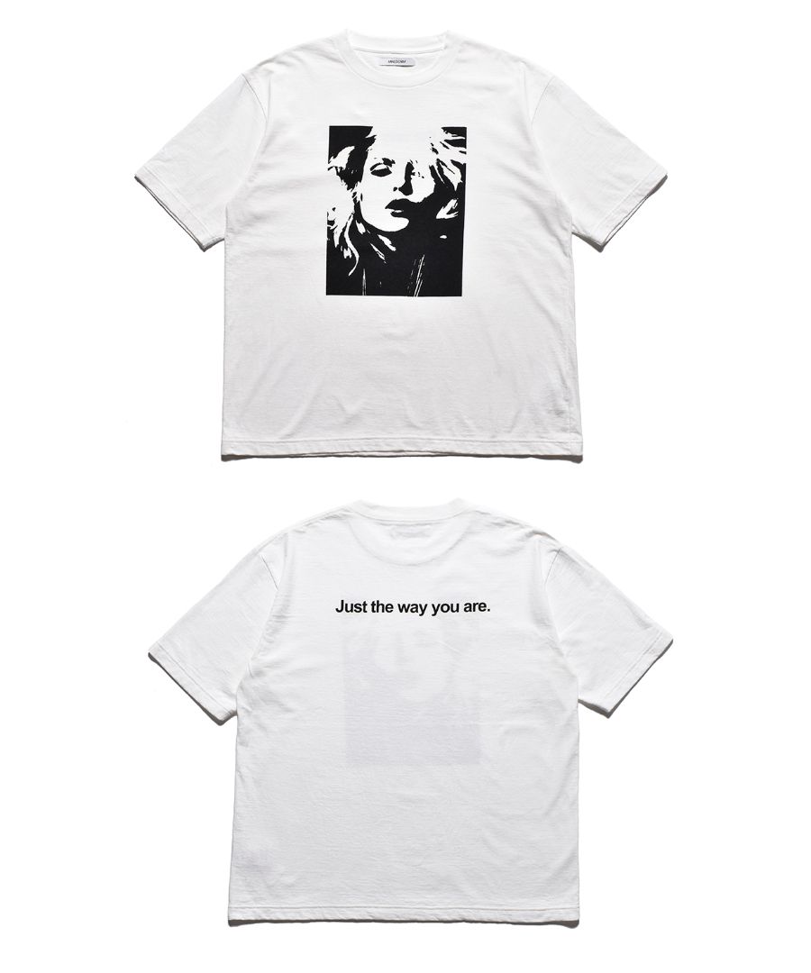 MINEDENIM - Monochrome Two tone Face Crewneck T-SH (WHT
