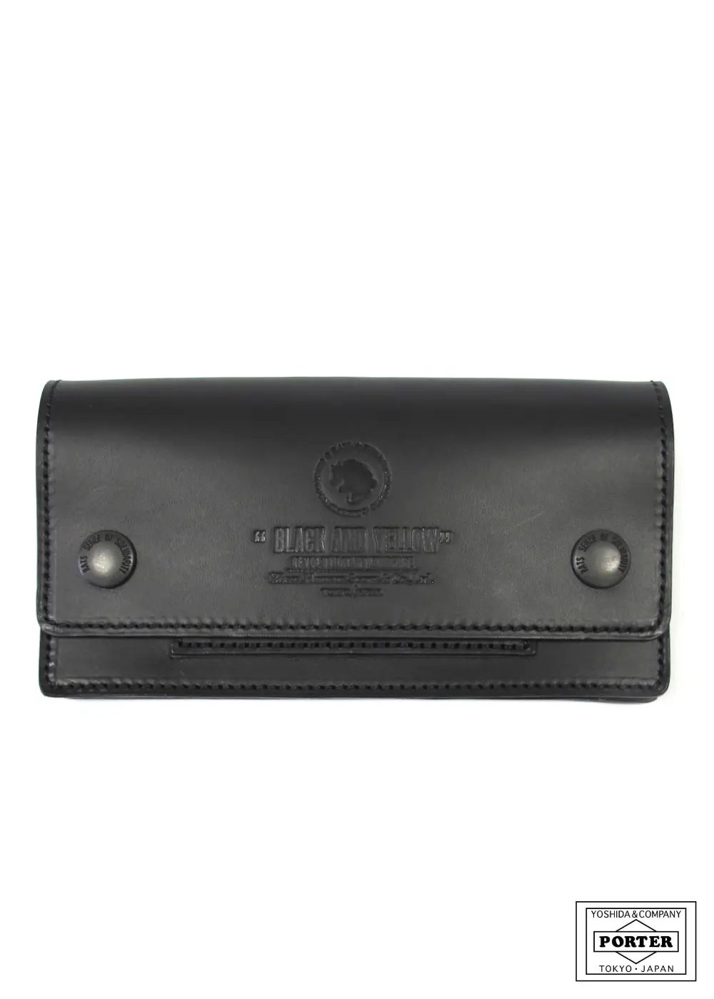 LEATHER WALLET (BLACK) / ポーター コラボレザーウォレット
