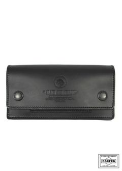LEATHER WALLET (BLACK) / ポーター コラボレザーウォレット