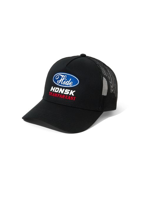 HDNSK Mesh CAP (BLACK) / 刺繍ロゴ メッシュ キャップ