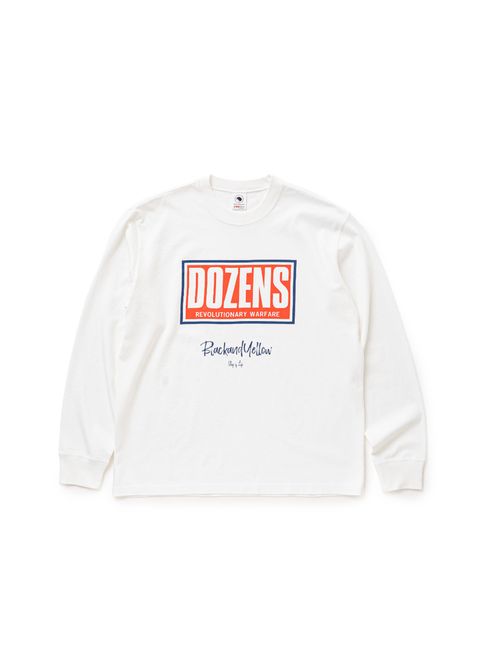 FRAME DOZENS L/S TEE (WHITE) / フレーム ダズンズ ロング Tシャツ