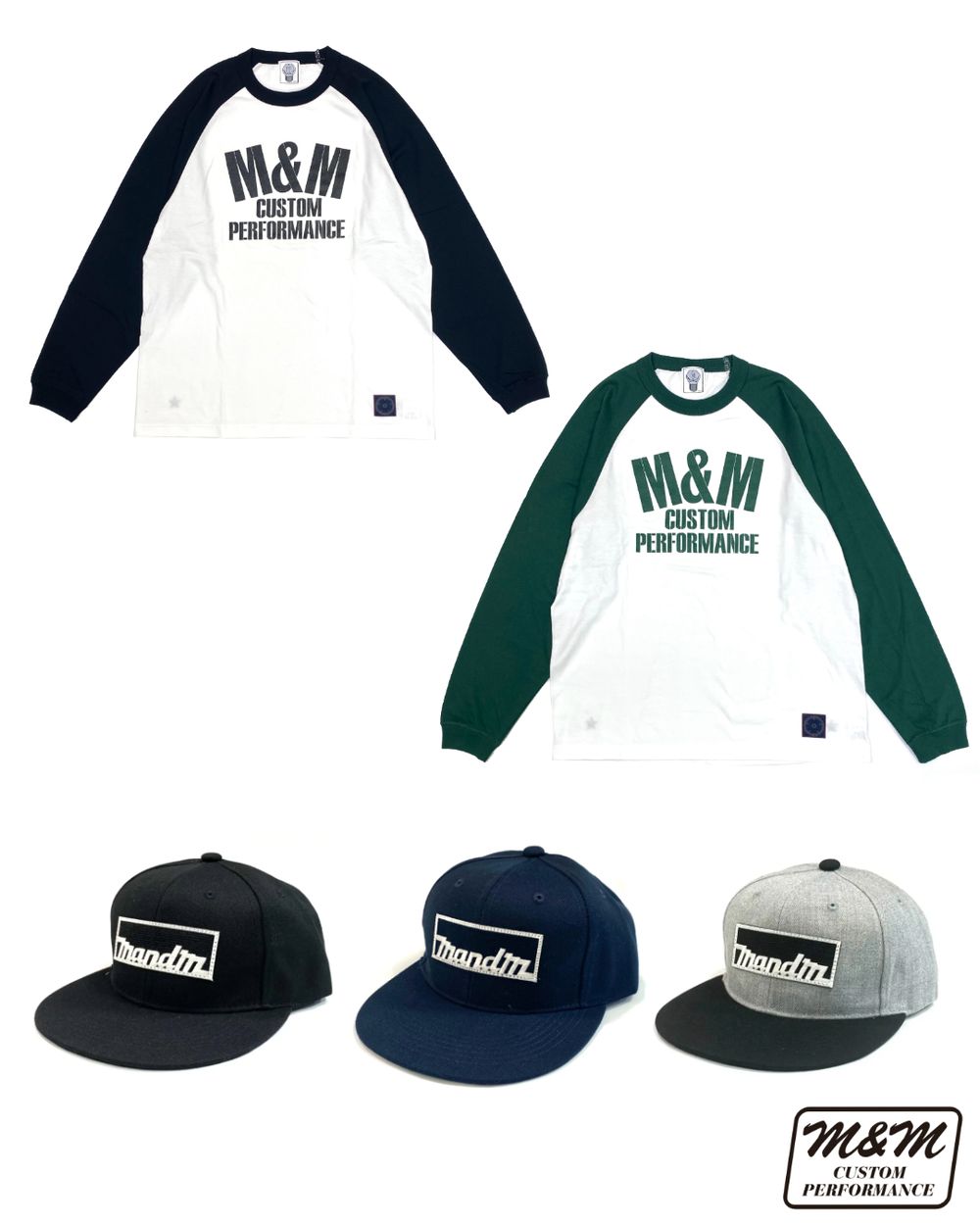 M&M 新作販売告知 / 定番MAKITAキャップとラグランTee