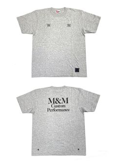 Logo EMB. Tee (M.GRAY) / ロゴ プリント Tシャツ