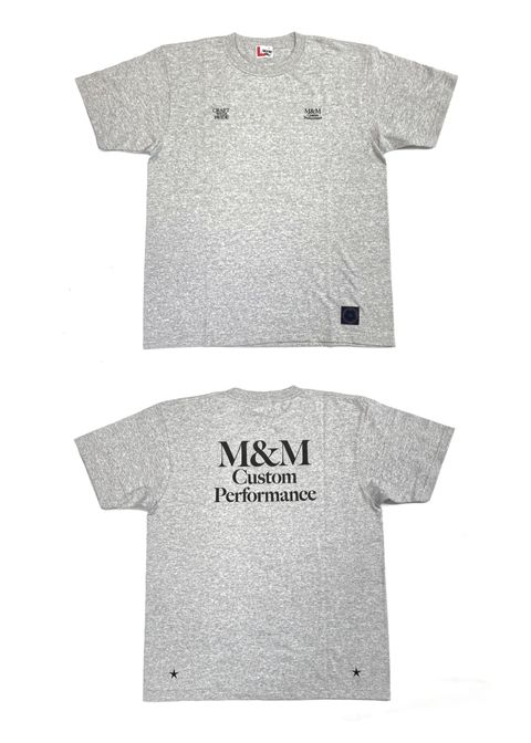 Logo EMB. Tee (M.GRAY) / ロゴ プリント Tシャツ