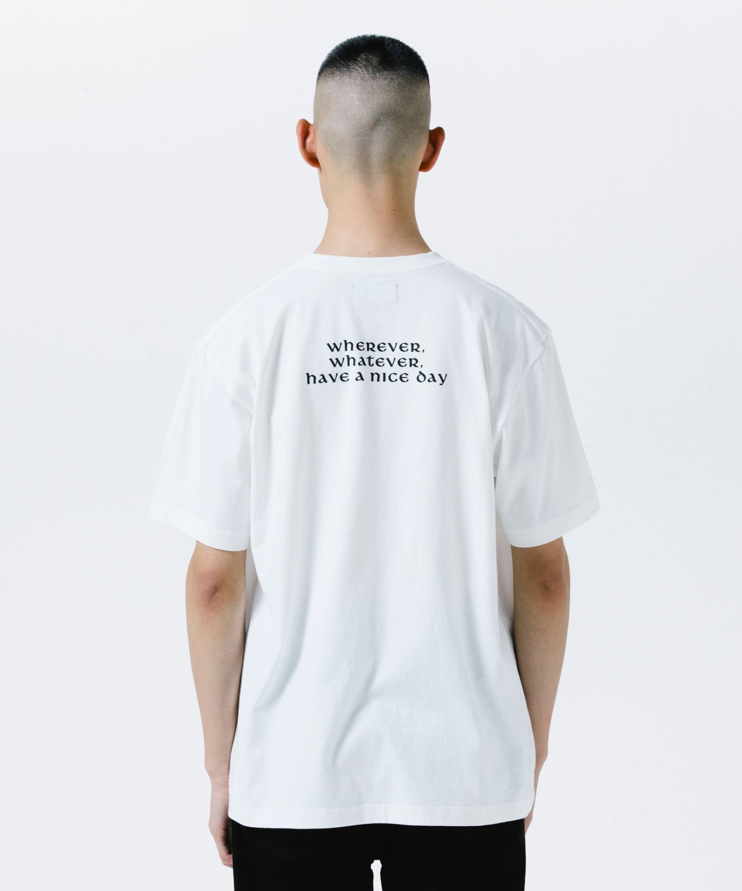 R9 PHOTO TEE (WHITE) /  オリジナル フォトプリント Tシャツ