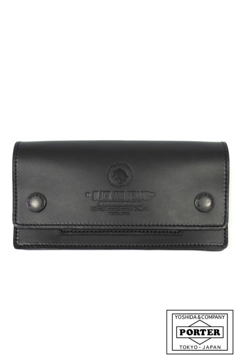 LEATHER WALLET (BLACK) / ポーター コラボレザーウォレット