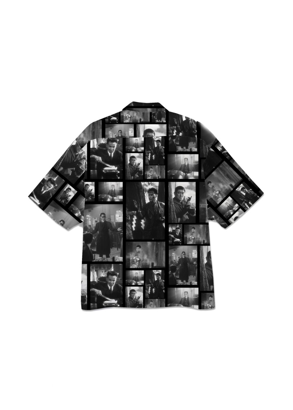 Black rain S/S shirts (BLACK) / ×ブラックレイン コラボ アロハシャツ