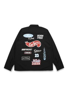 ×CARSERVICE Work L/S SHIRT (BLACK) / カーサービス ワークシャツ