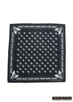 ×NEIGHBORHOOD T.R.R BANDANA (BLACK) / ×ネイバーフッド TOKYO ROUGH RIDERS バンダナ