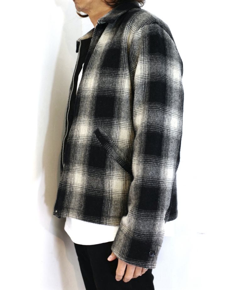 MINEDENIM - Ombre Check Flannel Quiltiner Sports JKT (BLT 