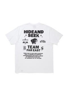 Team Pocket S/S Tee (WHITE) / ロゴ プリントTee
