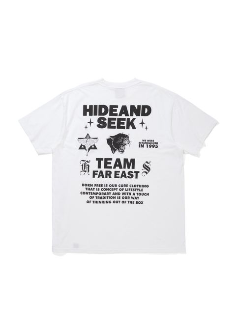 Team Pocket S/S Tee (WHITE) / ロゴ プリントTee