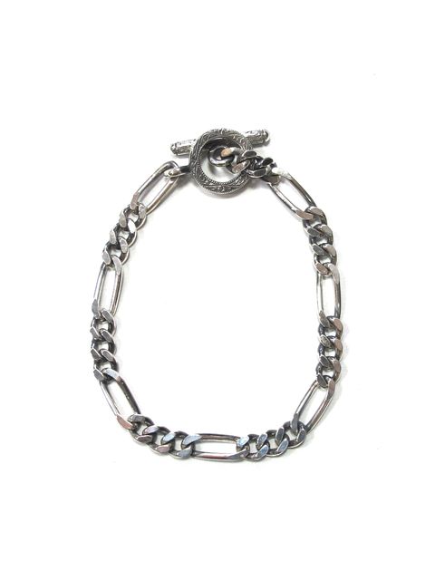 ANTIDOTE BUYERS CLUB - FIGARO WIDE CHAIN BRACELET (SILVER 