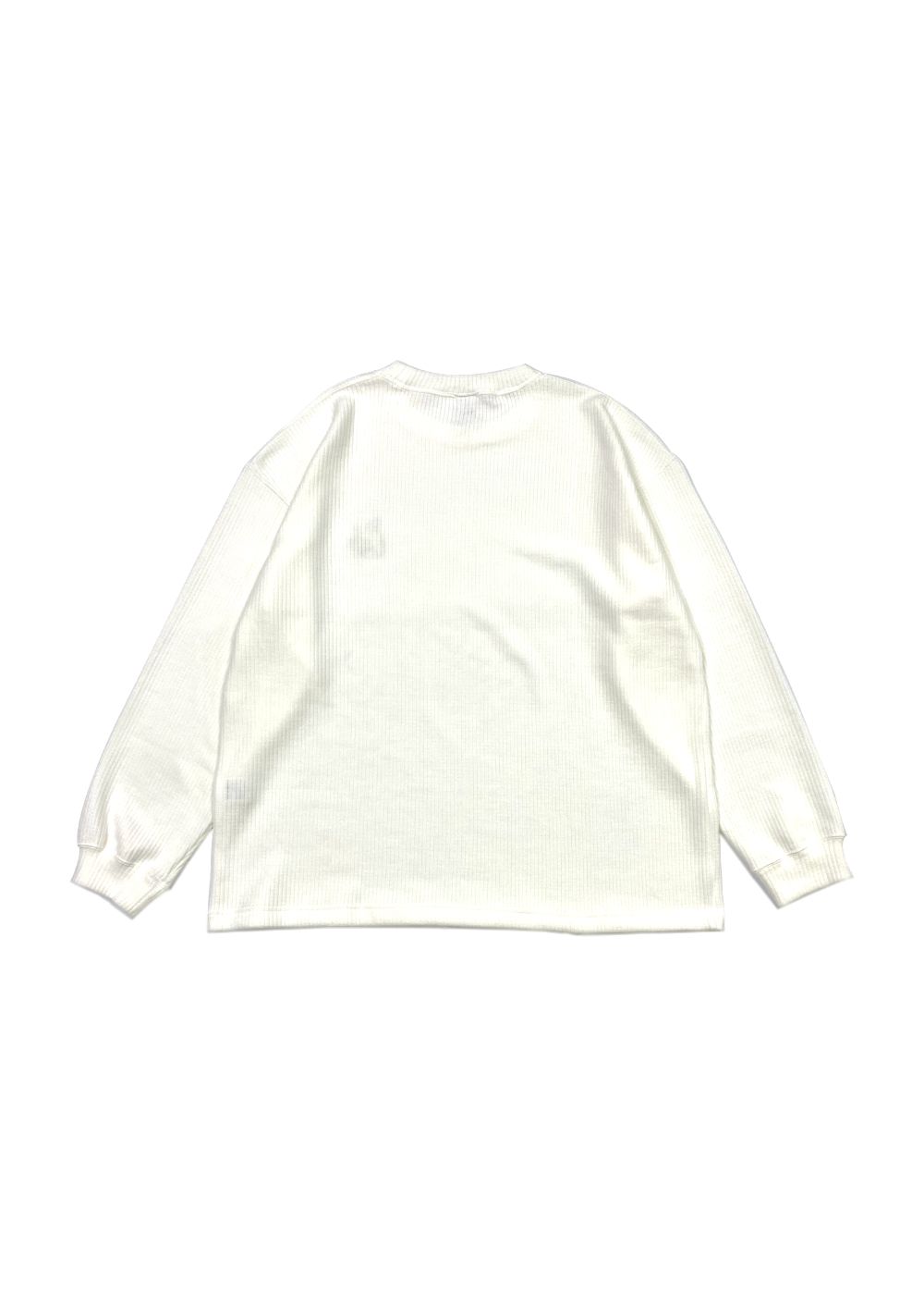 WAFFLE L/S CS (WHITE) / ワッフル カットソー