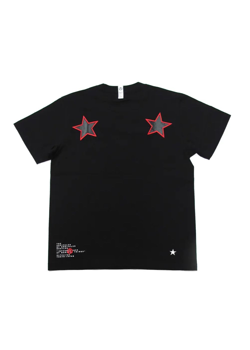 PRINT S/S TEE (BLACK) / アンライバルド コラボT