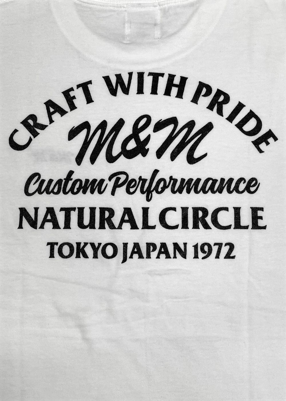 PRINT TEE (WHITE) / ロゴ プリント Tシャツ