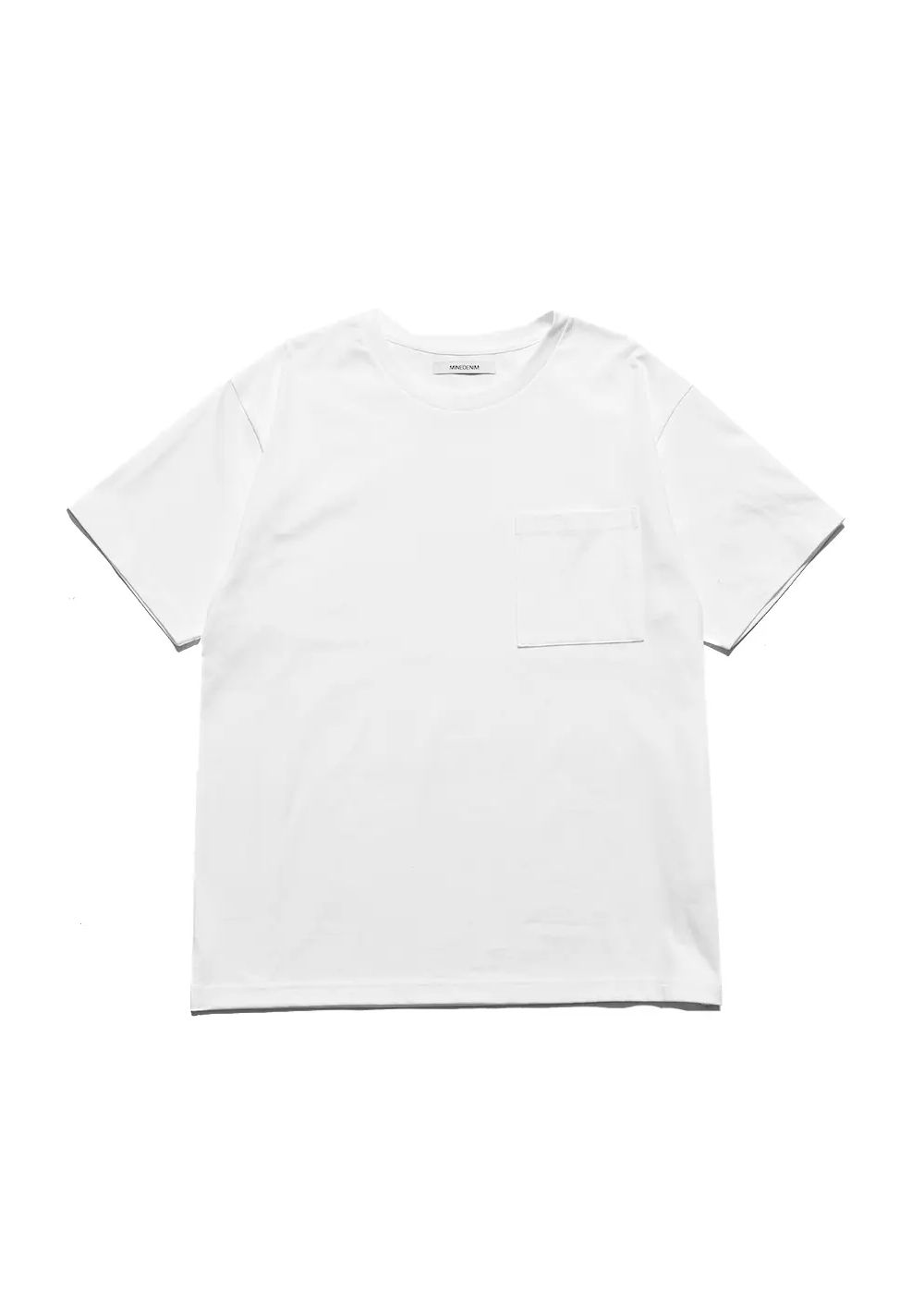 Standard Crewneck T-SH (WHT) / オリジナル ポケット Tシャツ