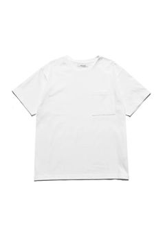 Standard Crewneck T-SH (WHT) / オリジナル ポケット Tシャツ