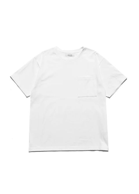Standard Crewneck T-SH (WHT) / オリジナル ポケット Tシャツ