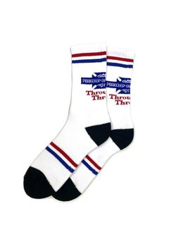 BAR&SHIELD SOX (WHITE) / ジャガード ロゴ ソックス
