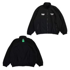 SEEKERS NYLON TEC JACKET (BLACK) / セットアップ ナイロン トラック ジャケット