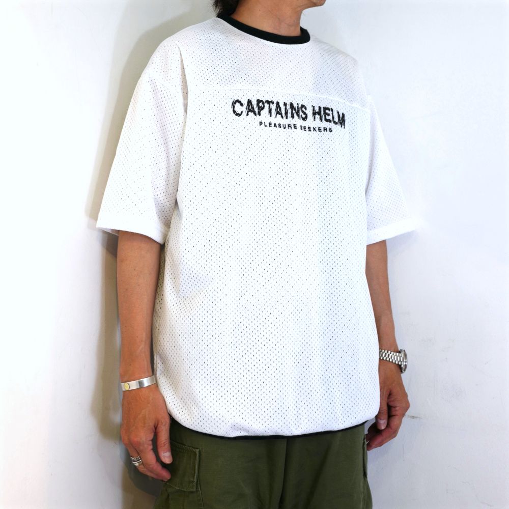 CAPTAINS HELM - DOUBLE MESH DRY TEE (WHITE) / ダブルメッシュ