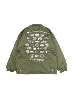 BOA COACH JACKET (OLIVE) / ボア ライナー コーチジャケット
