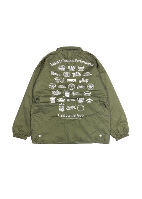 BOA COACH JACKET (OLIVE) / ボア ライナー コーチジャケット