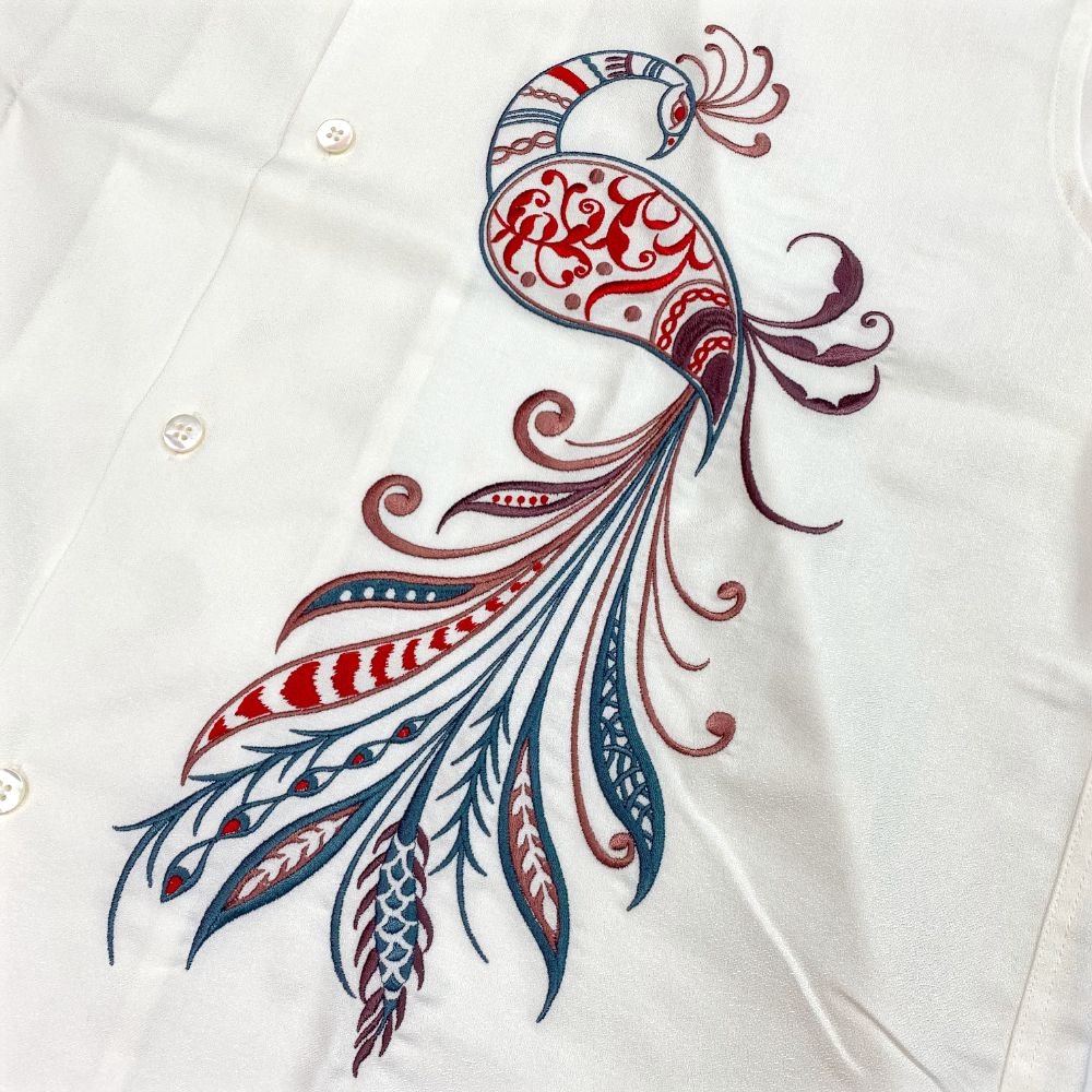 CALEE - × MIHO MURAKAMI EMBROIDERY SH (WHITE) / ×MIHO