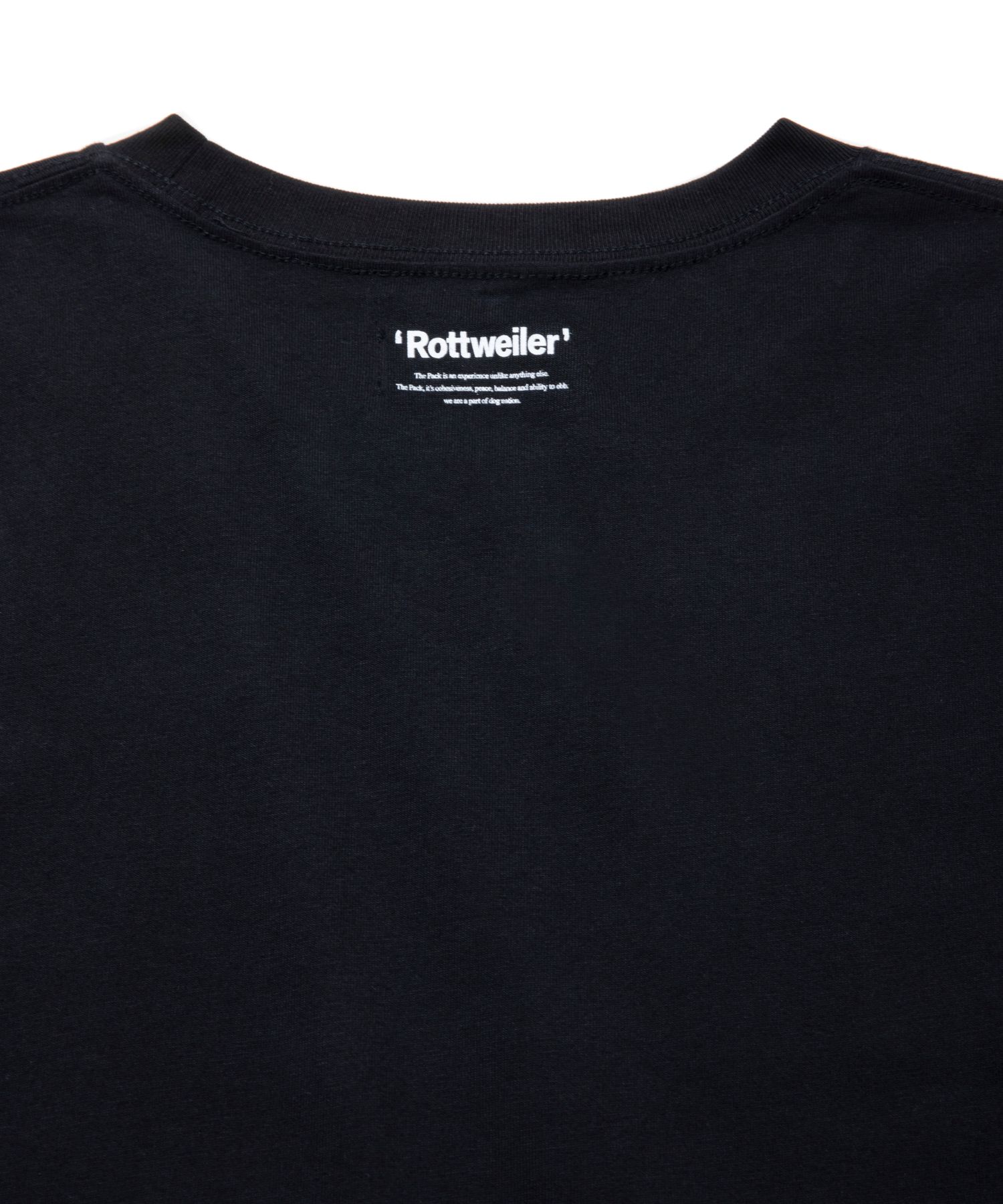 R9 BASIC LS TEE (BLACK) /  オリジナル ロゴプリント Tシャツ