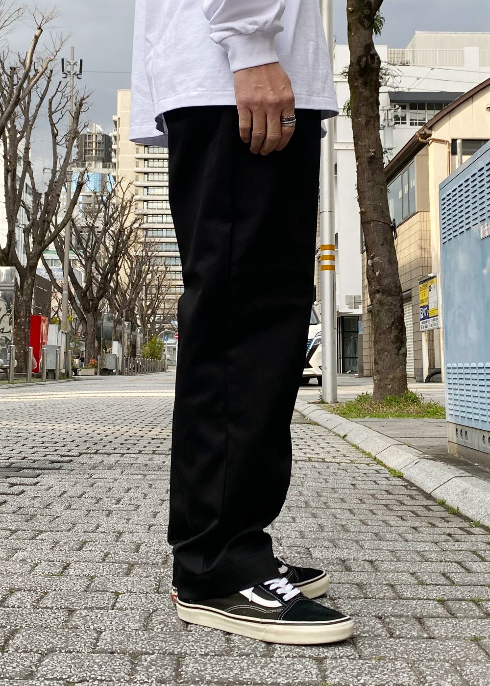 Work Slacks (BLACK) / ワーク スラックス