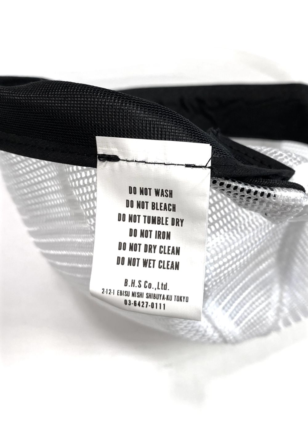 MESH CAP "WAY OF LIFE" (BLACK) / 定番ロゴ メッシュキャップ