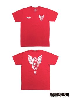 ×NEIGHBORHOOD T.R.R TEE (RED) / ×ネイバーフッド TOKYO ROUGH RIDERS T