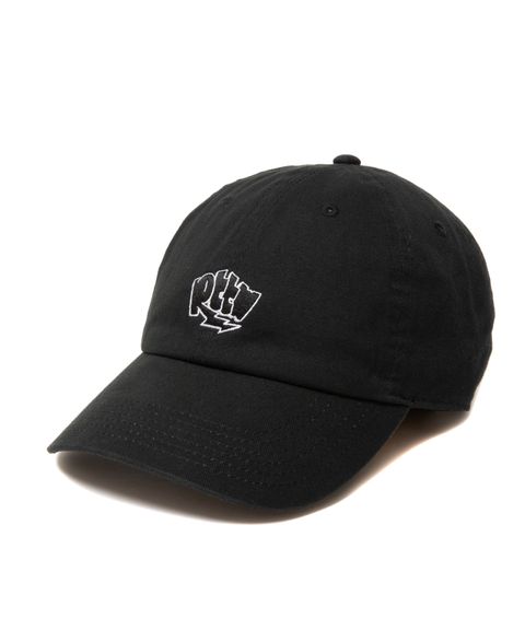 GRAFFITI CAP (BLACK) / ロゴ刺繍 ダッドキャップ。